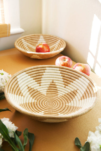 Rwanda star sisal basket, songa Basket from Rwanda