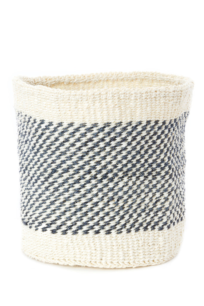 Sisal fibre African planter and storage baskets set