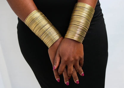 African Brass cuff Bracelets, Maasai Wrist bracelets, Brass bangles, Brass Jewelry