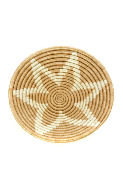 Rwanda star sisal basket, songa Basket from Rwanda