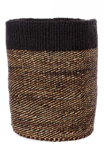 African Sisal and Banana Fiber Storage and Planter basket