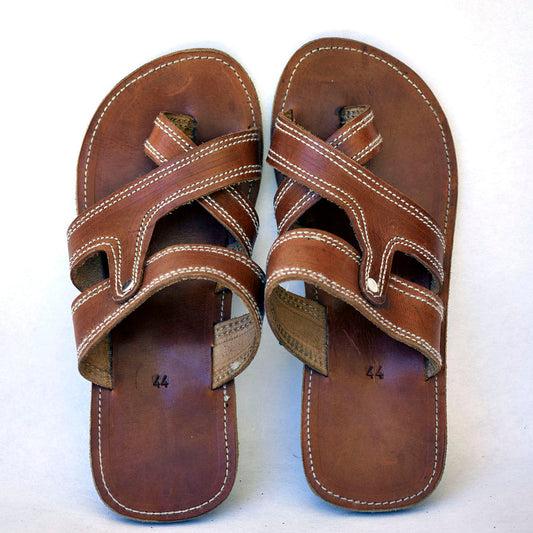 Maasai men Leather sandals, African men handmade sandals