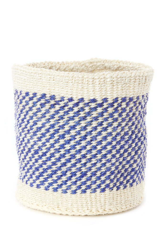 Sisal fibre African planter and storage baskets set