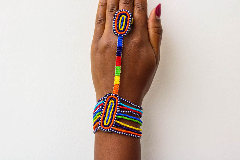 African Beaded maasai Wrist Bracelet