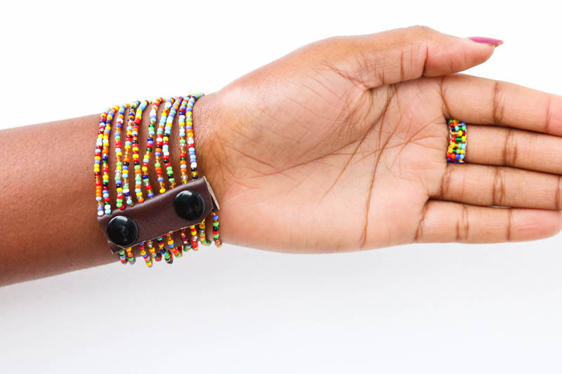 African Beaded maasai Wrist Bracelet