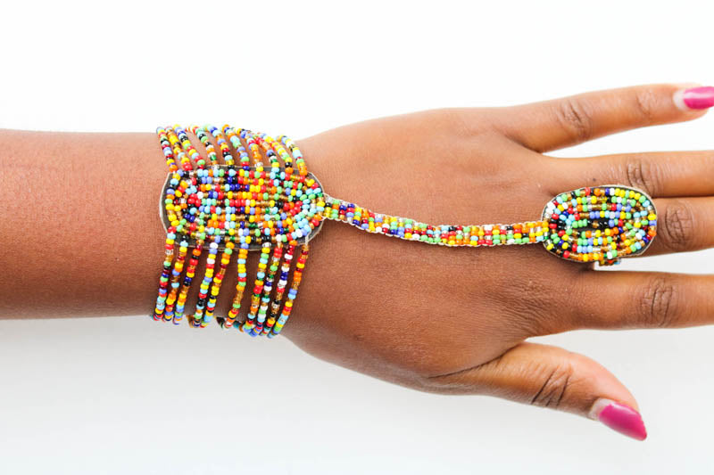 African Beaded maasai Wrist Bracelet