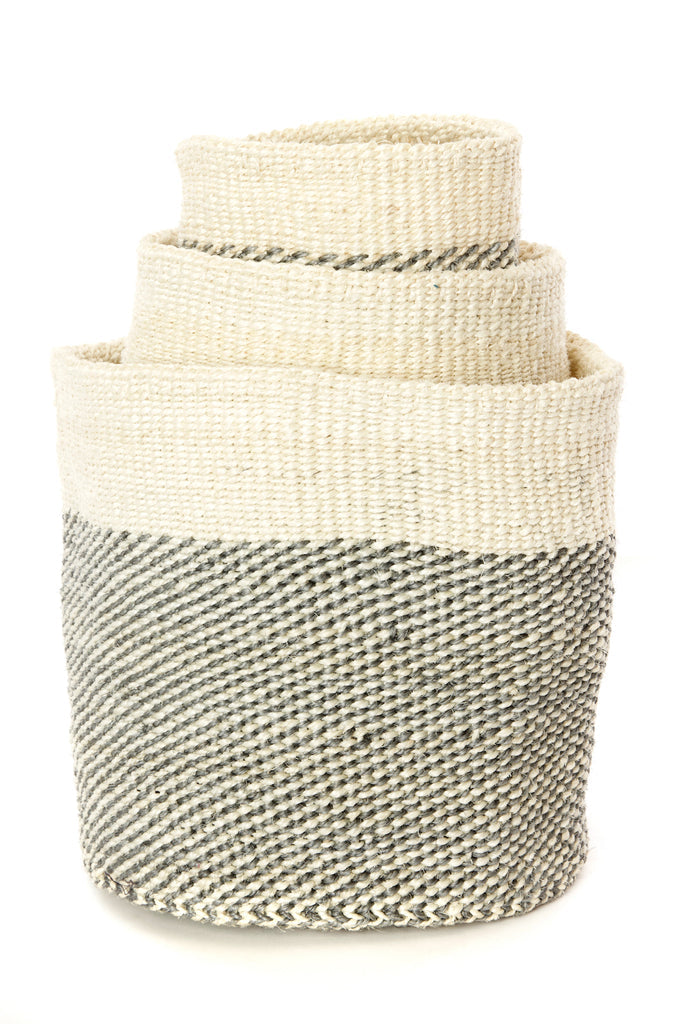 Sisal African planter and storage baskets