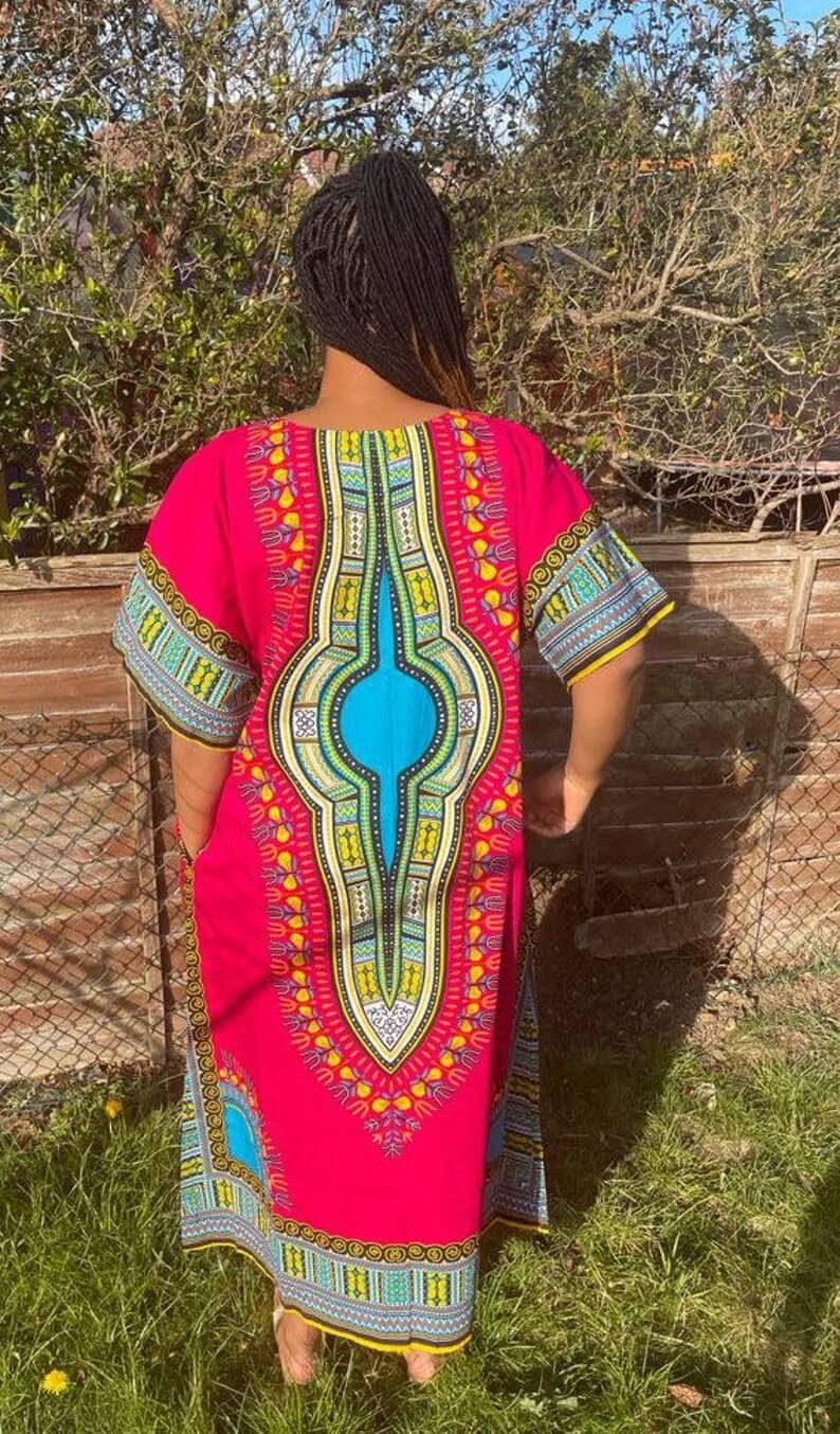 African long dress, dashiki wear - Acts Africa