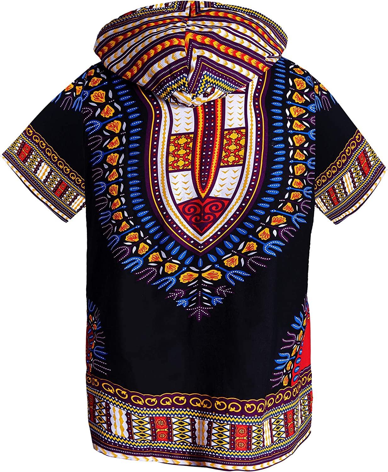 African dashiki shirt with hood