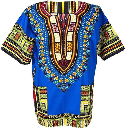 blue dashiki shirt - Acts Africa