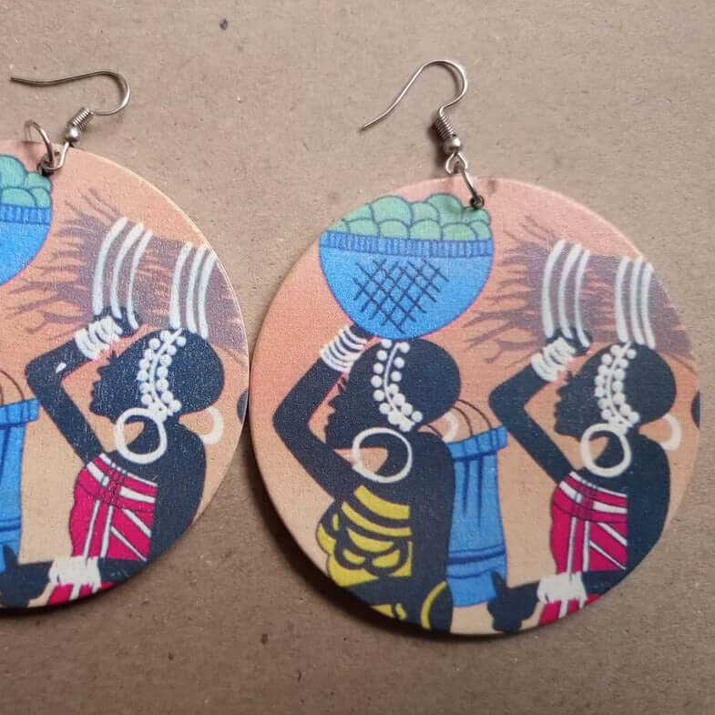 African women, African handmade earrings - Acts Africa