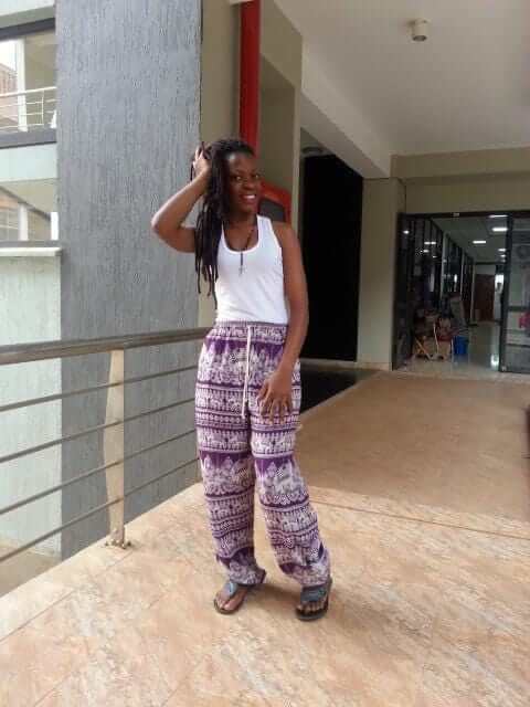 African Harem Purple pants, Women Casual Trouser - Acts Africa