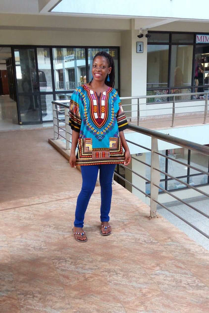 African dashiki fabric handmade shirt - Acts Africa