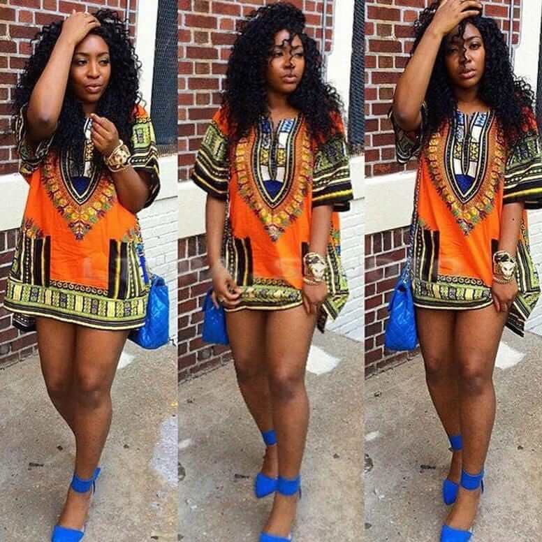 women dashiki shirt, African wear Cotton Dashiki Unisext Shirt - Acts Africa