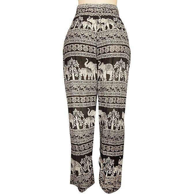 African Boho high waist Summer Pant,  Women Pant and capris, thai harem animal pants - Acts Africa