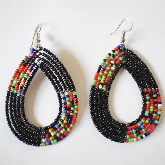 Maasai African Beaded  Earrings - Acts Africa