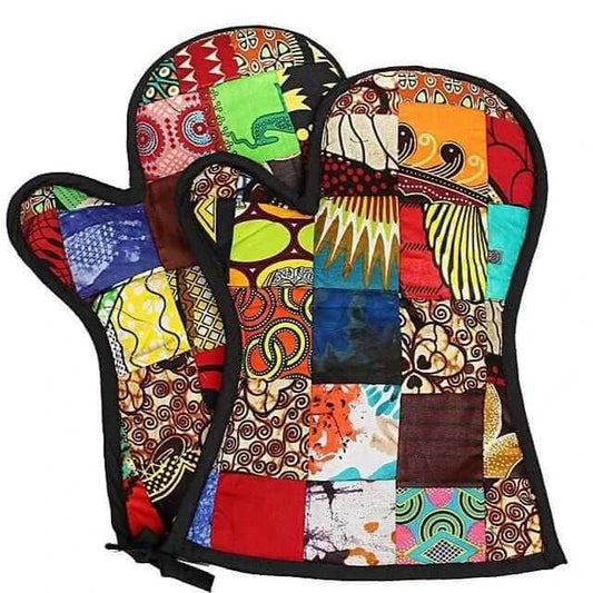 Handcrafted Insulated Oven gloves - Acts Africa