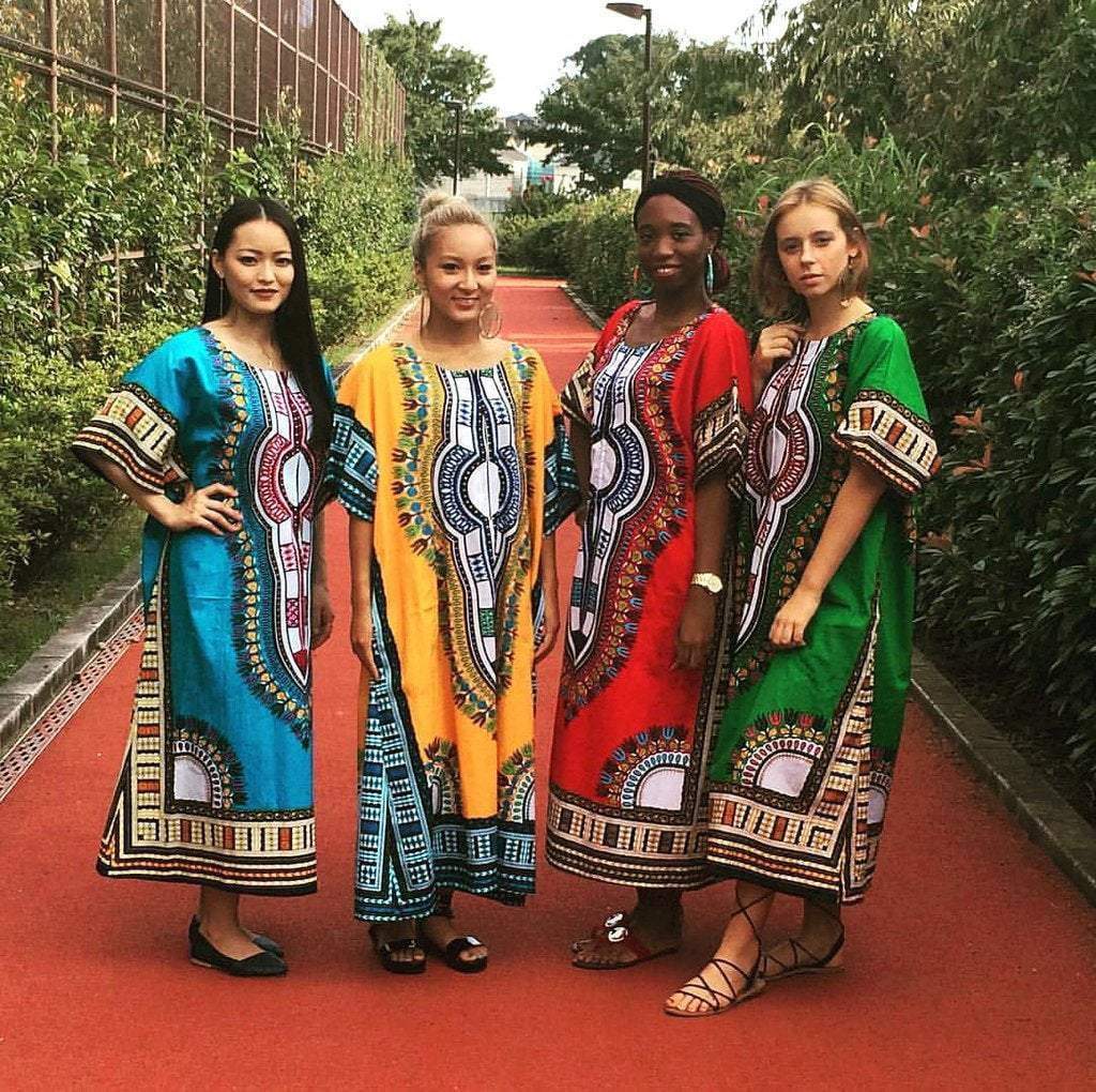 long dashiki dress - Acts Africa