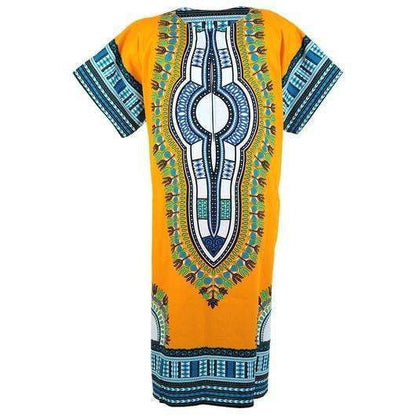 Dashiki African Ankle Dress - Acts Africa