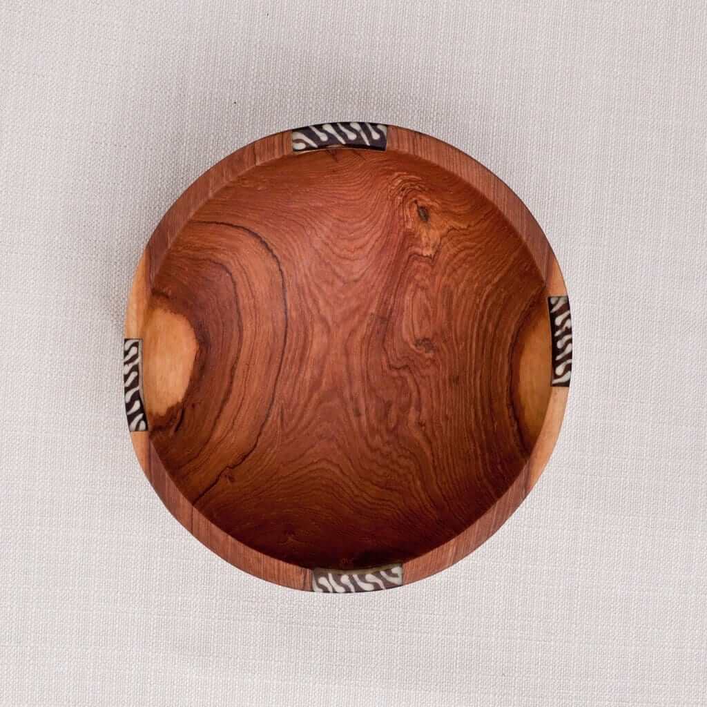 Wooden fruit and Salad Bowl, Olive wood Hand Fruit Wooden Bowl - Acts Africa