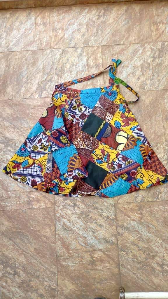 Vintage kitenge wrap skirt - Acts Africa