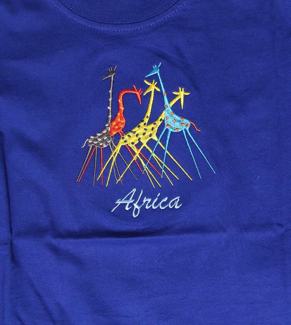 embroidered African t-shirt - Acts Africa