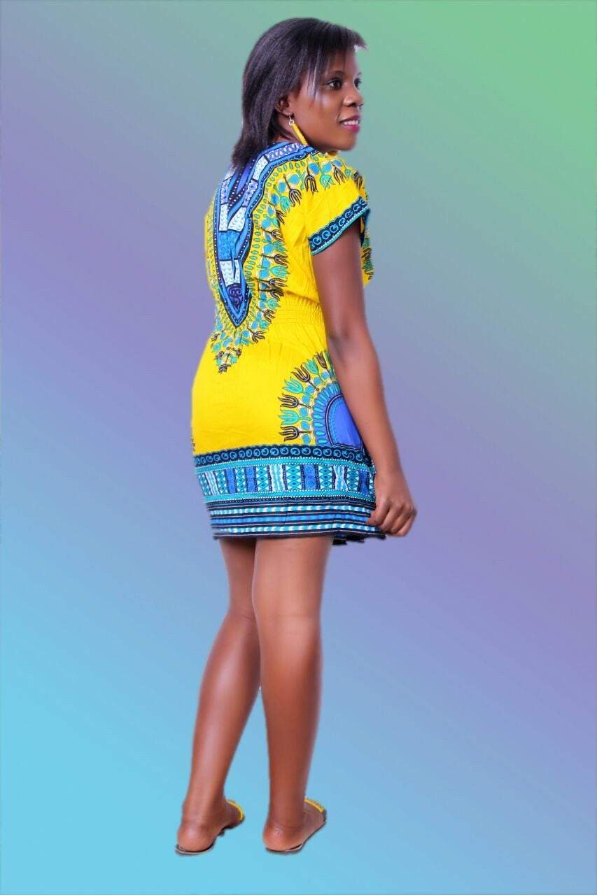 knee dress dashiki dress - Acts Africa