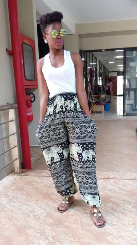 Black & White African pants - Acts Africa