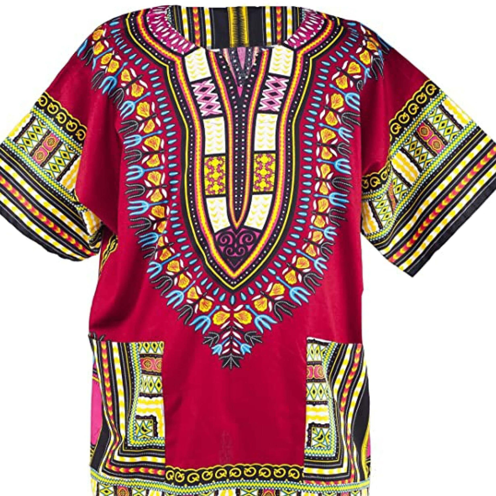 red dashiki shirt - Acts Africa