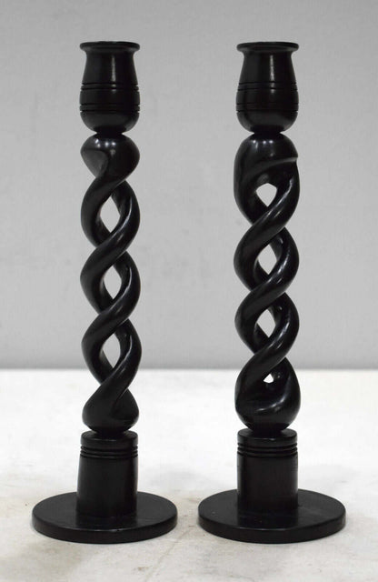 African ebony candle holder - Acts Africa